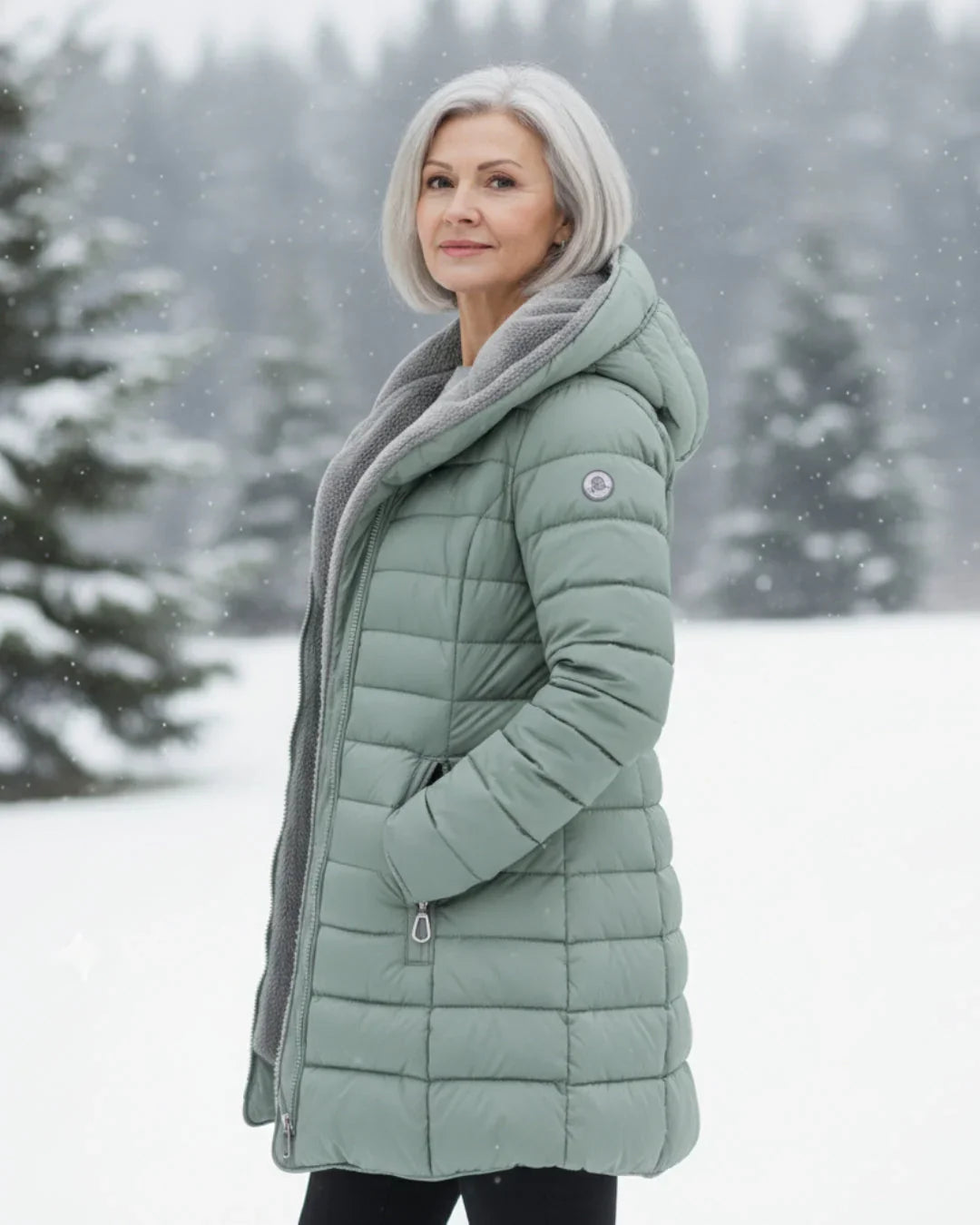 Olivia | Manteau d'hiver matelassé