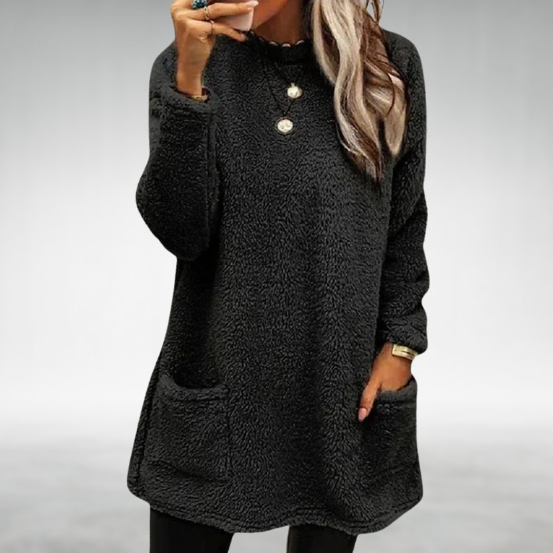 Christel | Pull polaire à poches