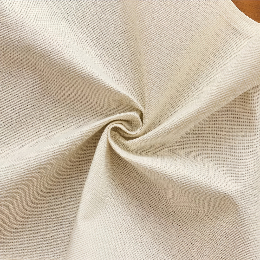 1 pièce/Nappe en lin vier de style nordique, nappe vierge en lin pour table à manger, salon, décoration souple et polyvalente, nappe, housse de coussin moderne minimaliste carrée quatre saisons, combinaison housse de coussin et nappe en lin