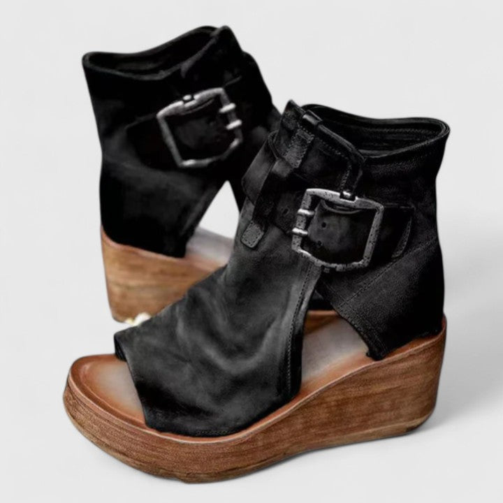 Karline - Sandales compensées classiques