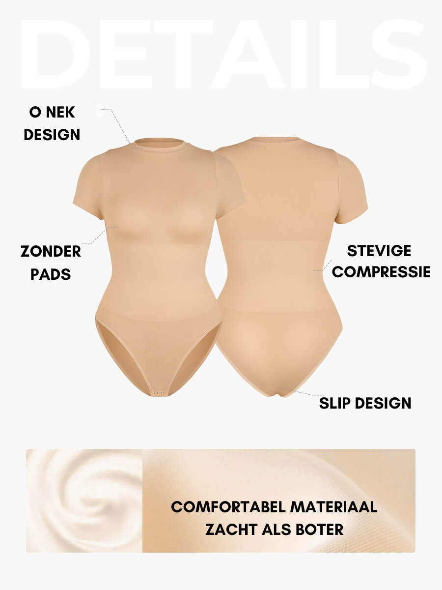 Bloom ™ |  Short Sleeve  Shaping Bodysuit