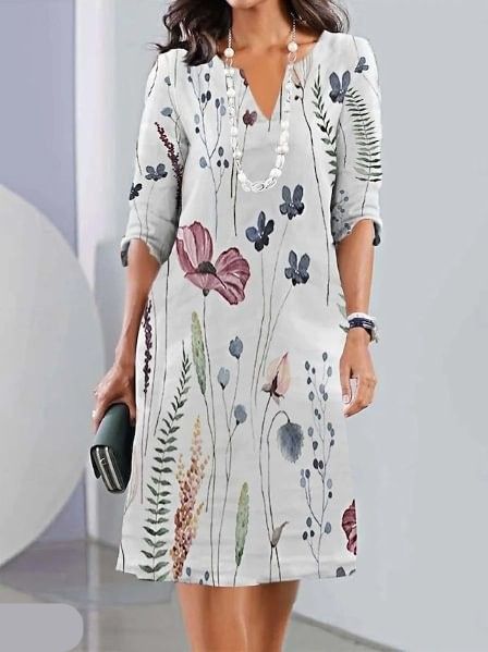 ÉLÉANOR | ROBE FLORALE À NIVEAUX