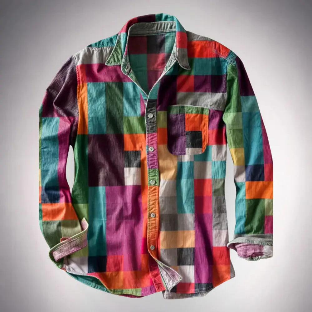 Éclat de Couleurs | CHEMISE MOSAÏQUE SIGNATURE