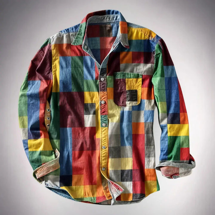Éclat de Couleurs | CHEMISE MOSAÏQUE SIGNATURE