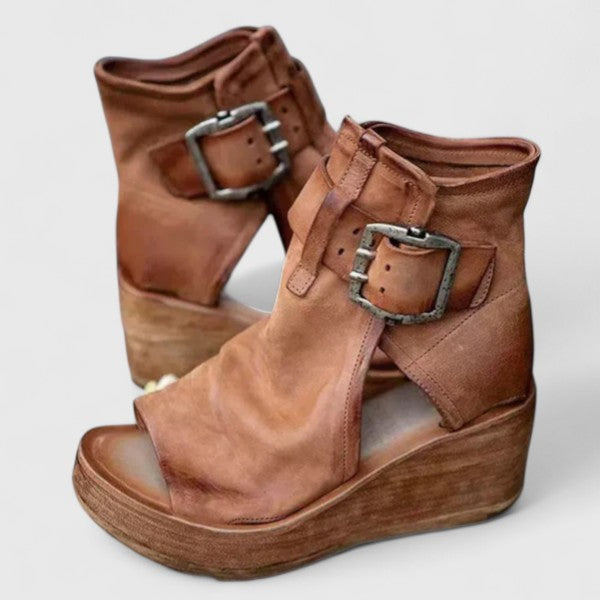 Karline - Sandales compensées classiques