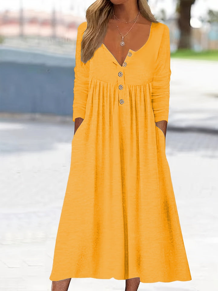 ZARA | ROBE MIDI BOUTONNÉE SUR LE DEVANT