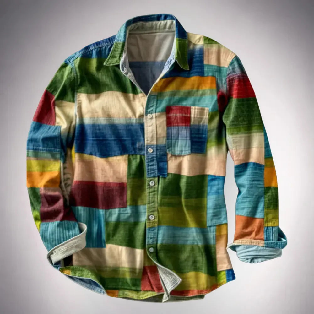 Éclat de Couleurs | CHEMISE MOSAÏQUE SIGNATURE