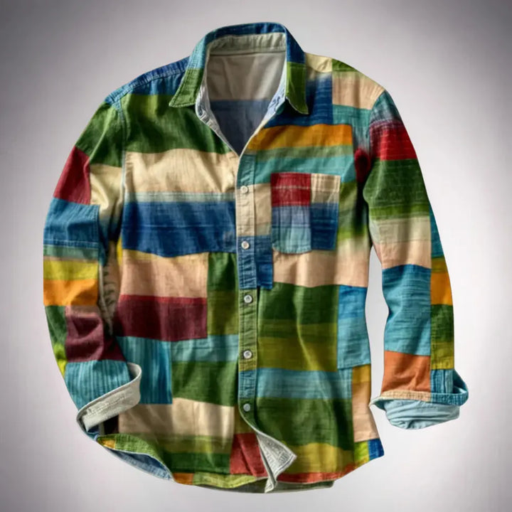 Éclat de Couleurs | CHEMISE MOSAÏQUE SIGNATURE