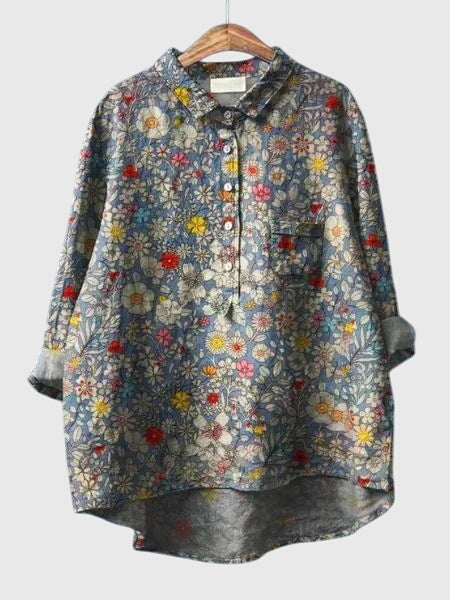 Valeria™ - Blouse à Imprimé Floral