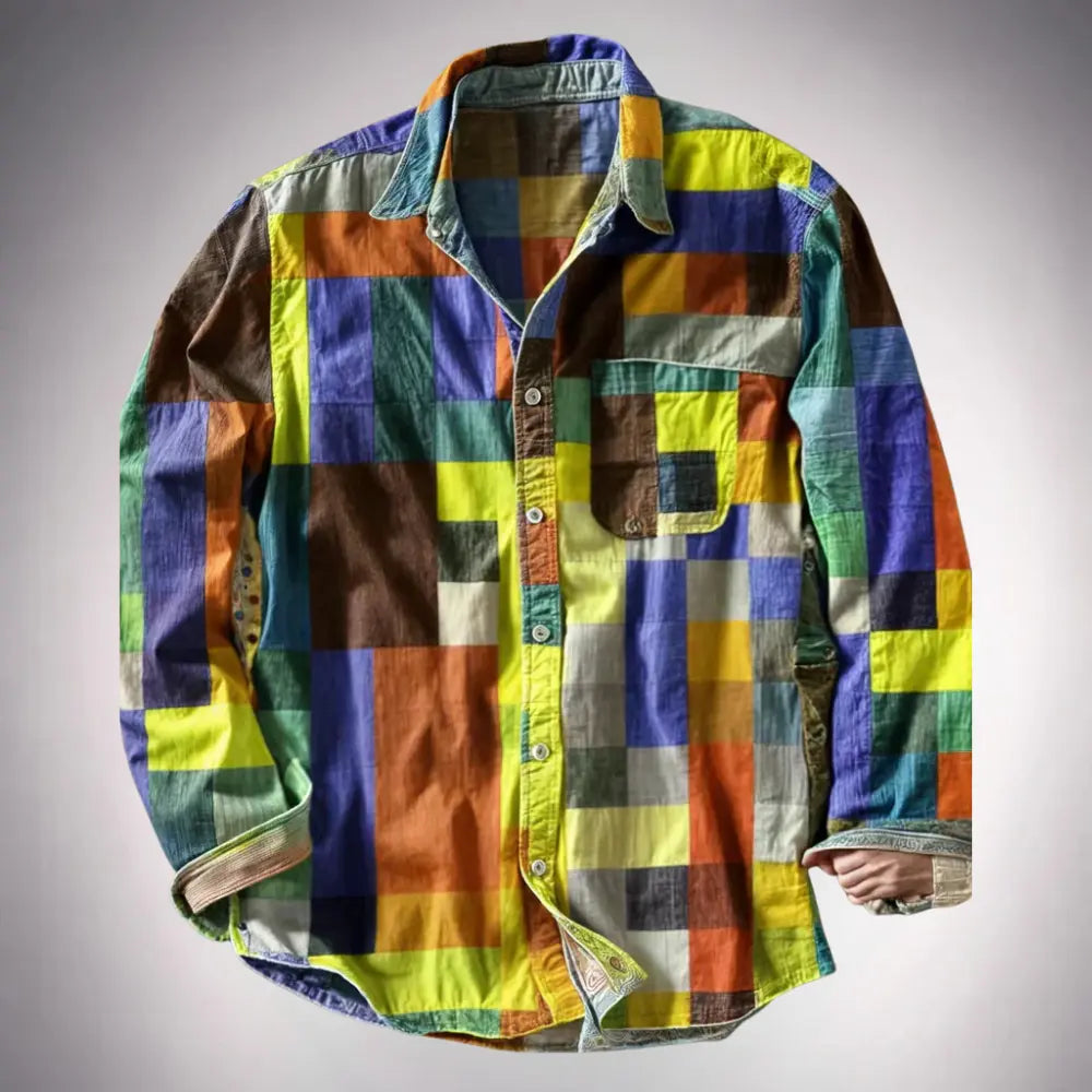 Éclat de Couleurs | CHEMISE MOSAÏQUE SIGNATURE