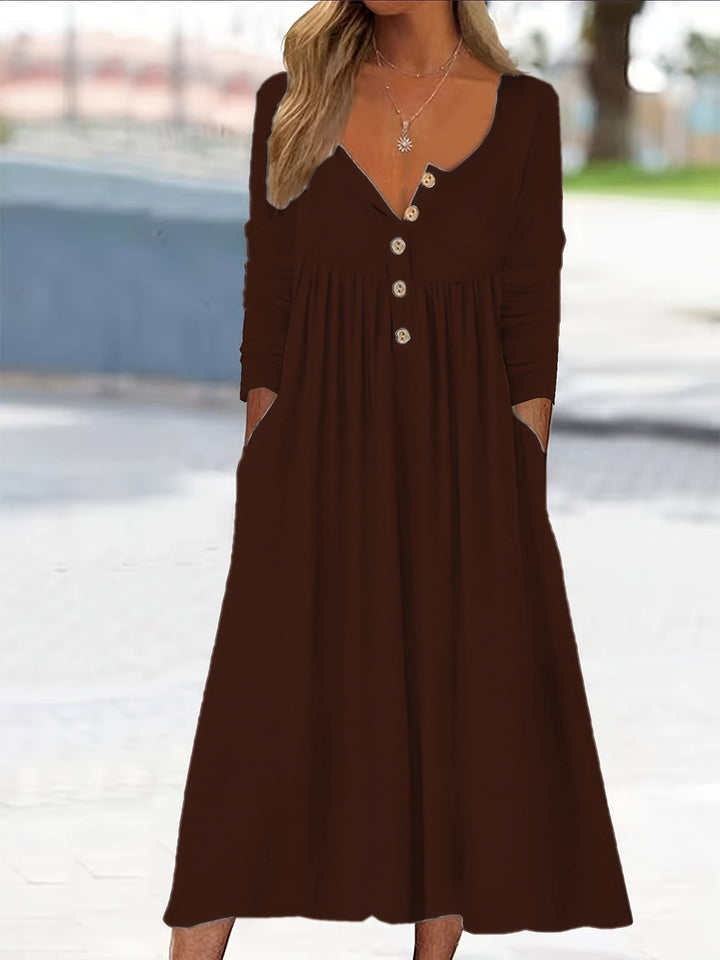 ZARA | ROBE MIDI BOUTONNÉE SUR LE DEVANT
