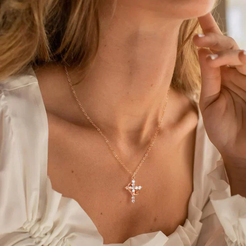 Bloom ™ |  Kruis &amp; Kroon Ketting