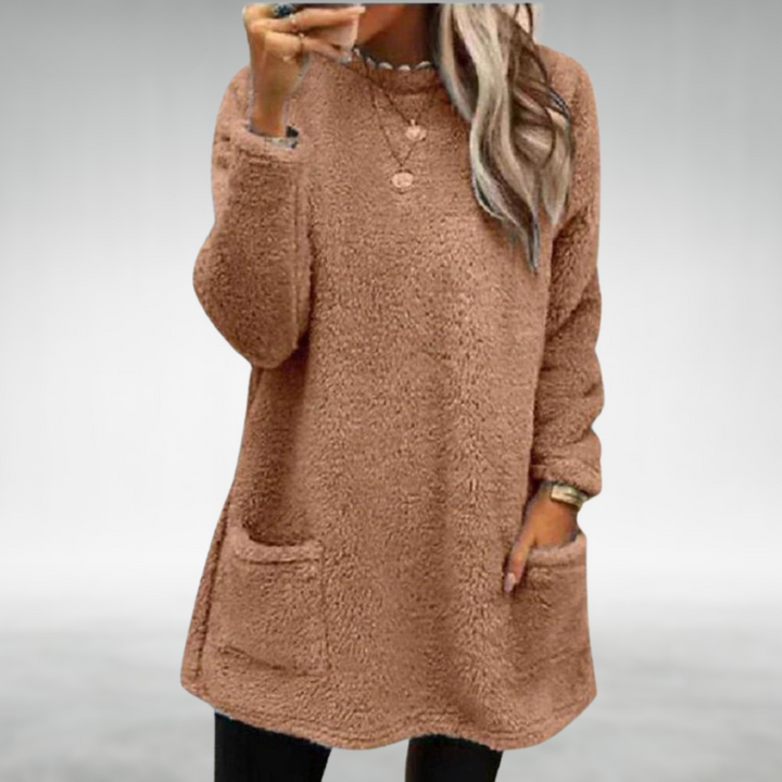 Christel | Pull polaire à poches
