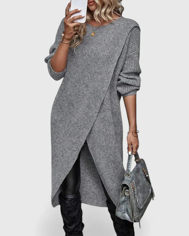 Elsemiek | Robe pull élégante à la coupe droite