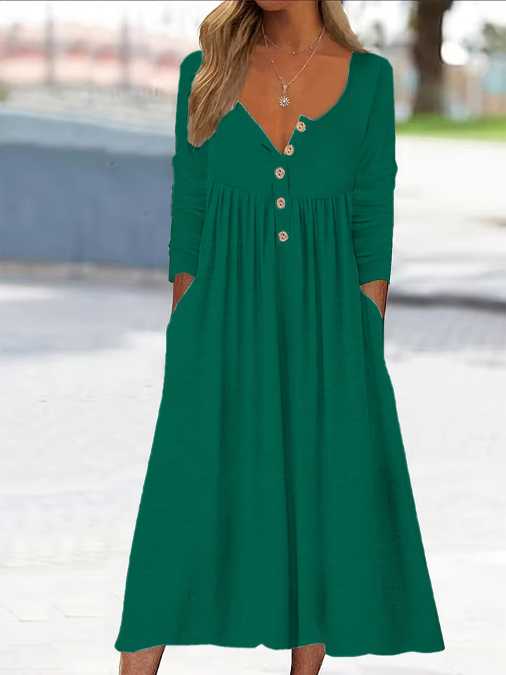 ZARA | ROBE MIDI BOUTONNÉE SUR LE DEVANT