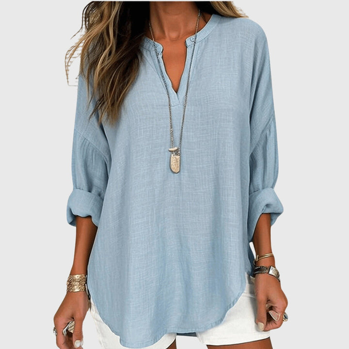 Lénara™ | Chemise de Plage Élégante et Flottante