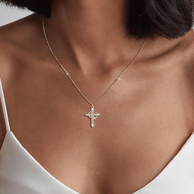 Bloom ™ |  Kruis &amp; Kroon Ketting