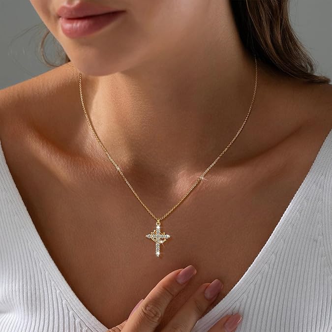 Bloom ™ |  Kruis &amp; Kroon Ketting