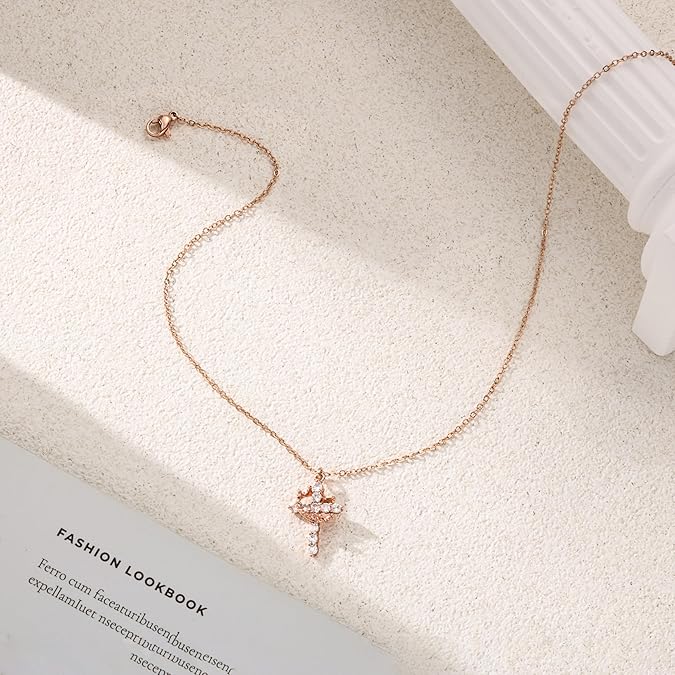 Bloom ™ |  Kruis &amp; Kroon Ketting