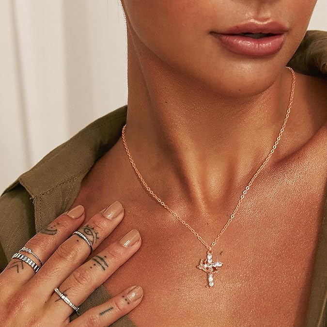 Bloom ™ |  Kruis &amp; Kroon Ketting