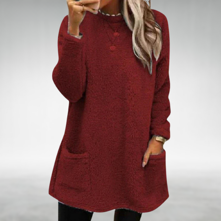Christel | Pull polaire à poches