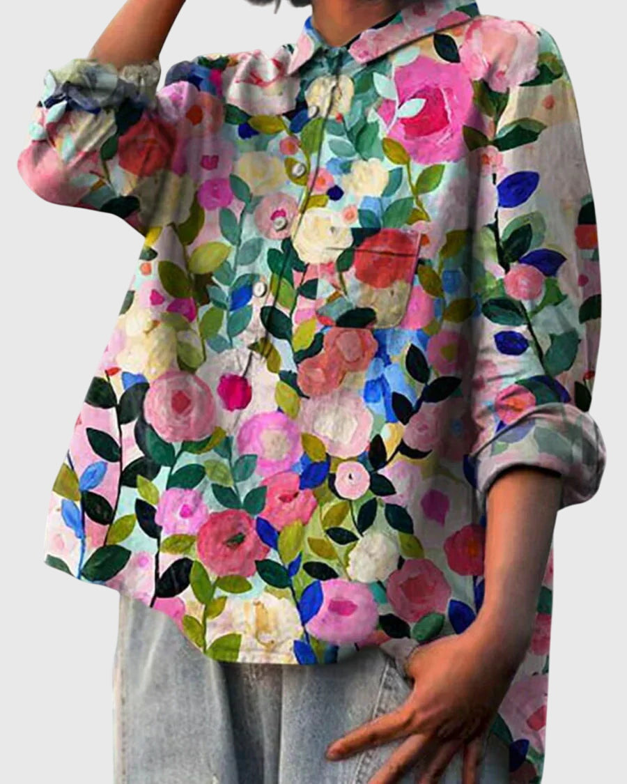 Valeria™ - Blouse à Imprimé Floral