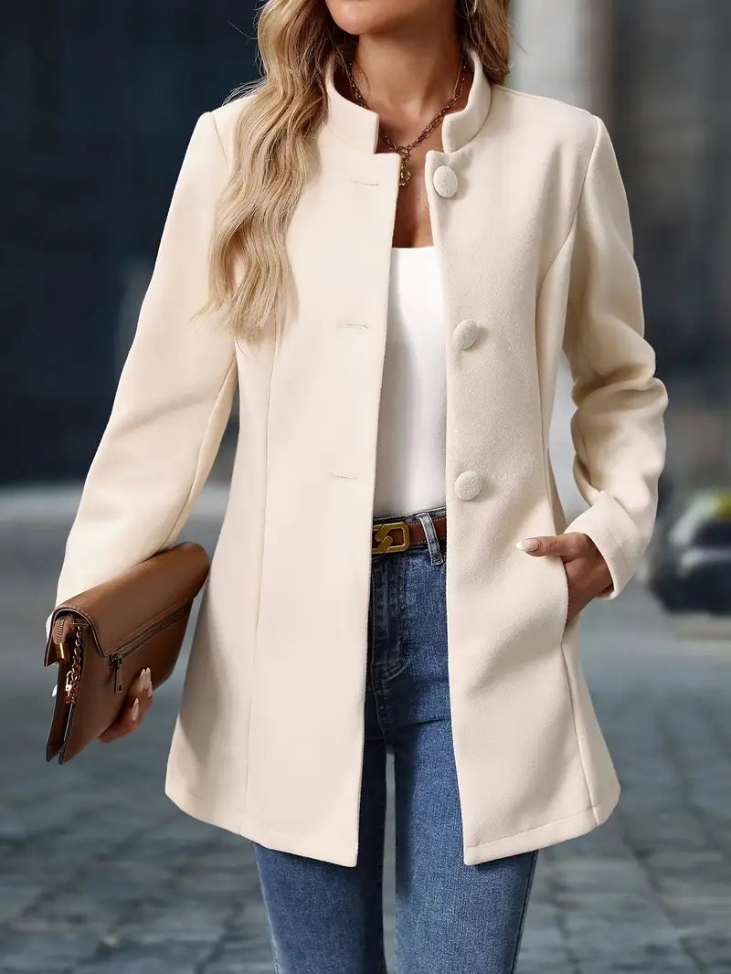 Gerda | Blazer tendance à simple boutonnage