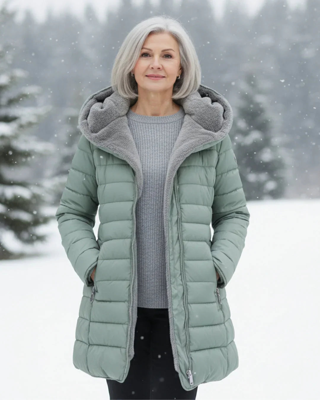 Olivia | Manteau d'hiver matelassé