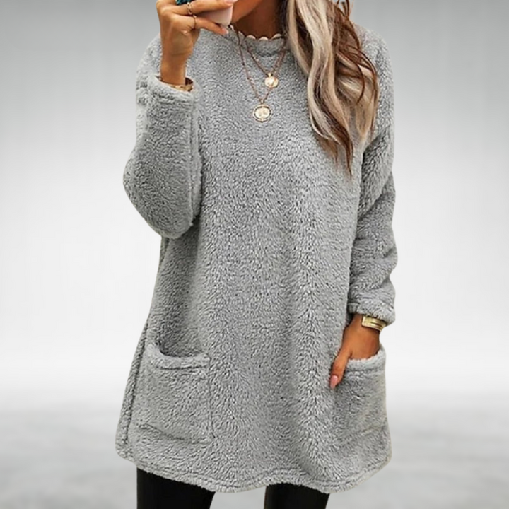 Christel | Pull polaire à poches
