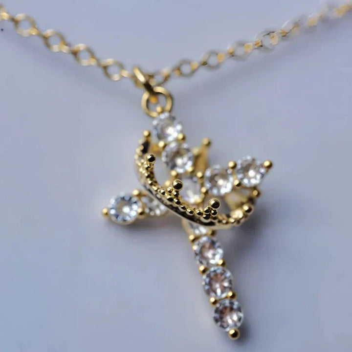 Bloom ™ |  Kruis &amp; Kroon Ketting