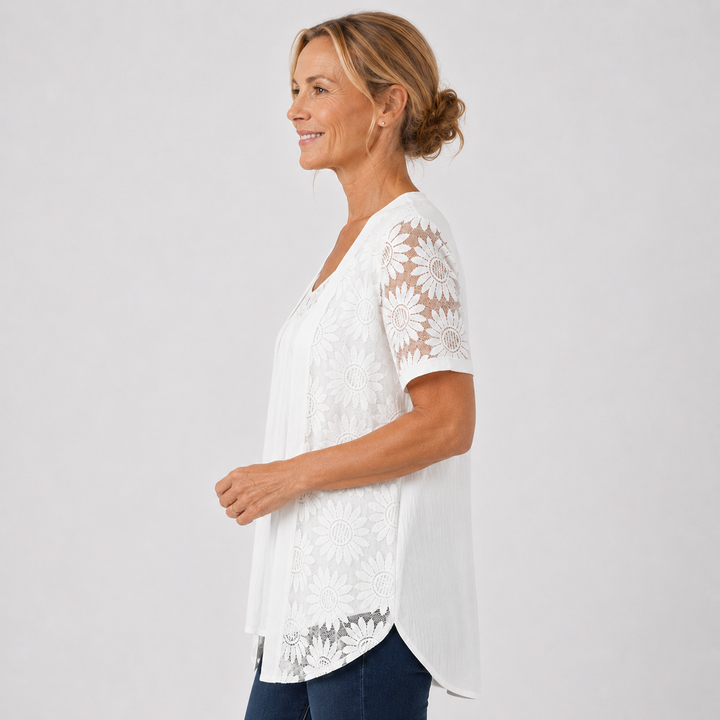 Carla - Blouse élégante en dentelle