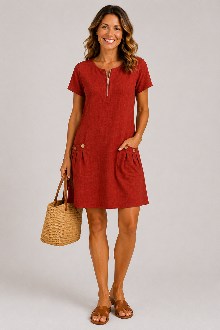 Amélie | Robe en lin
