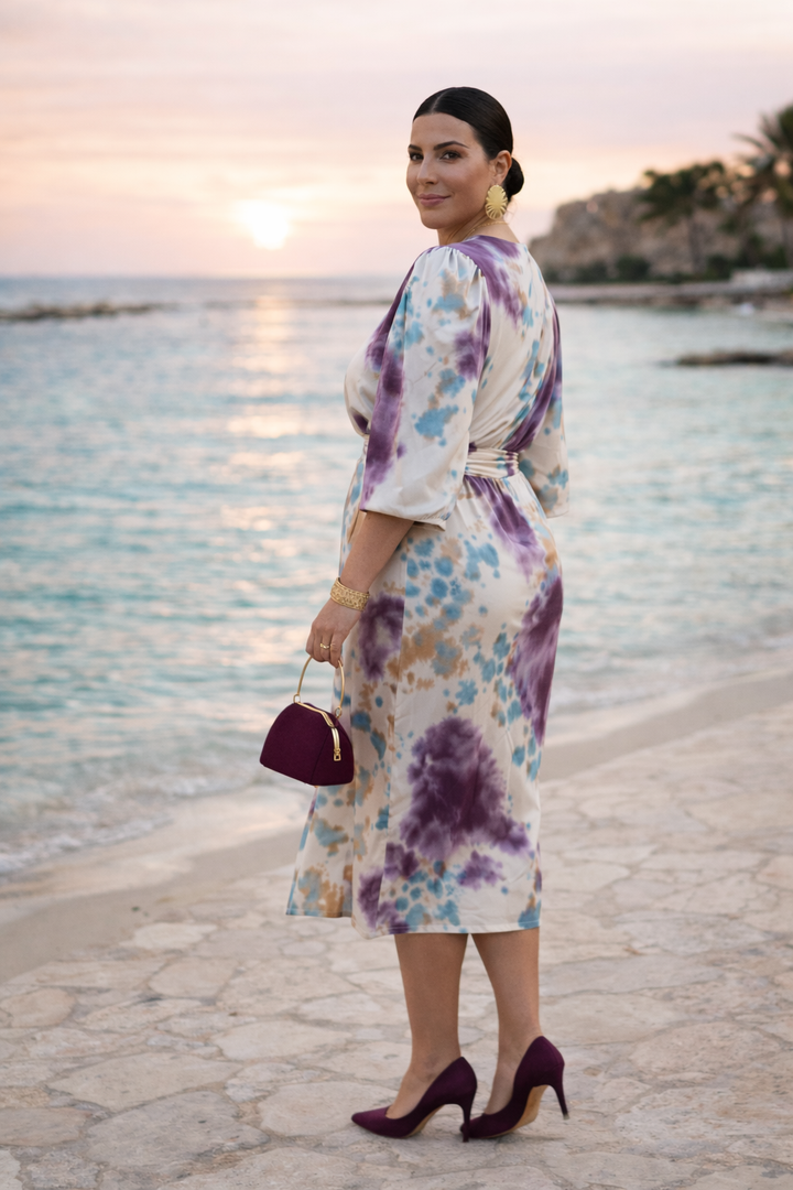 Valeria robe décolleté en V