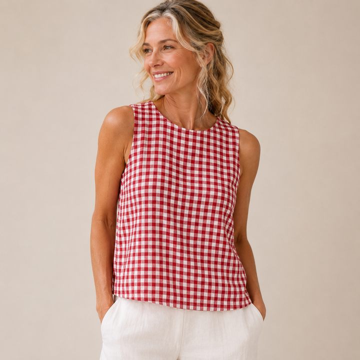 Vichy Belle Top | Léger, ludique et facile à assortir