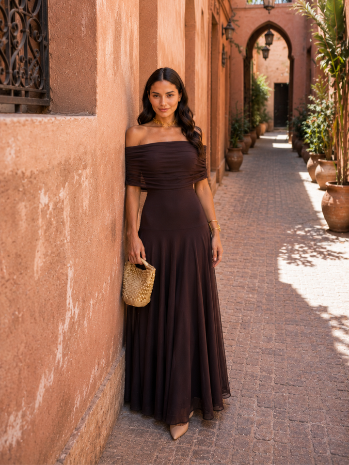 Robe Toledo couleur marron