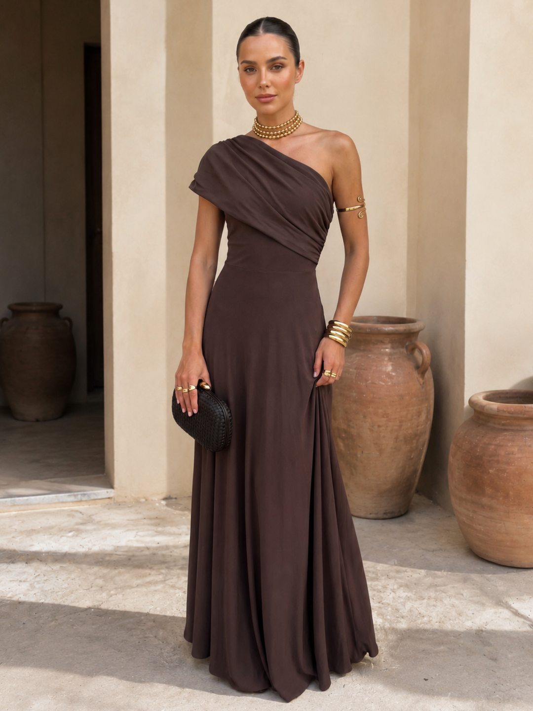 Robe Toledo couleur marron