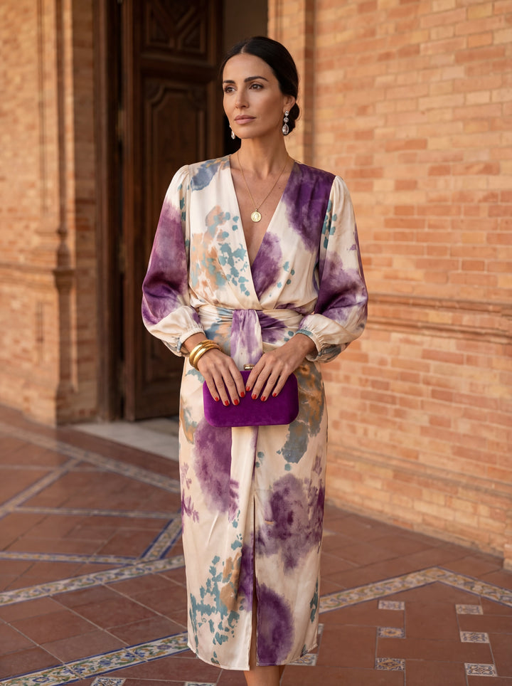Valeria robe décolleté en V