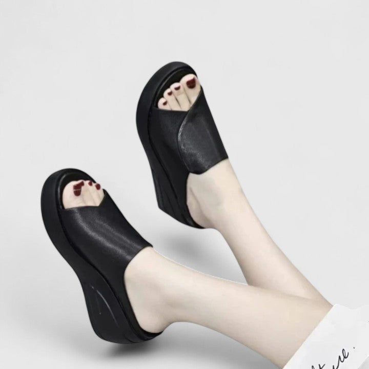 Kora - Sandales Orthopédiques à Talon Compensées