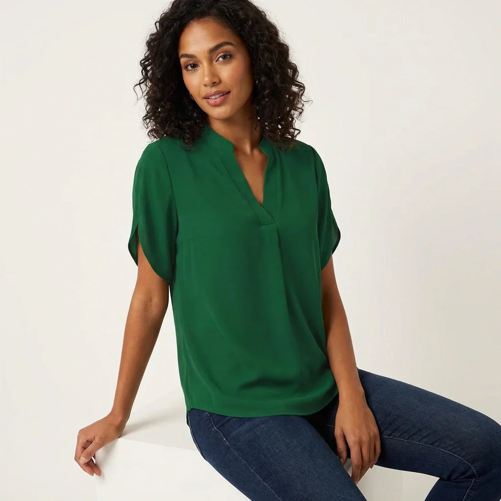 Aurélie | Blouse d'été légère pour femme à col en V