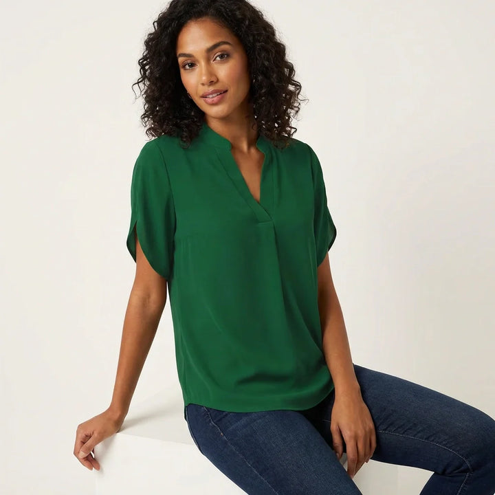 Aurélie | Blouse d'été légère pour femme à col en V