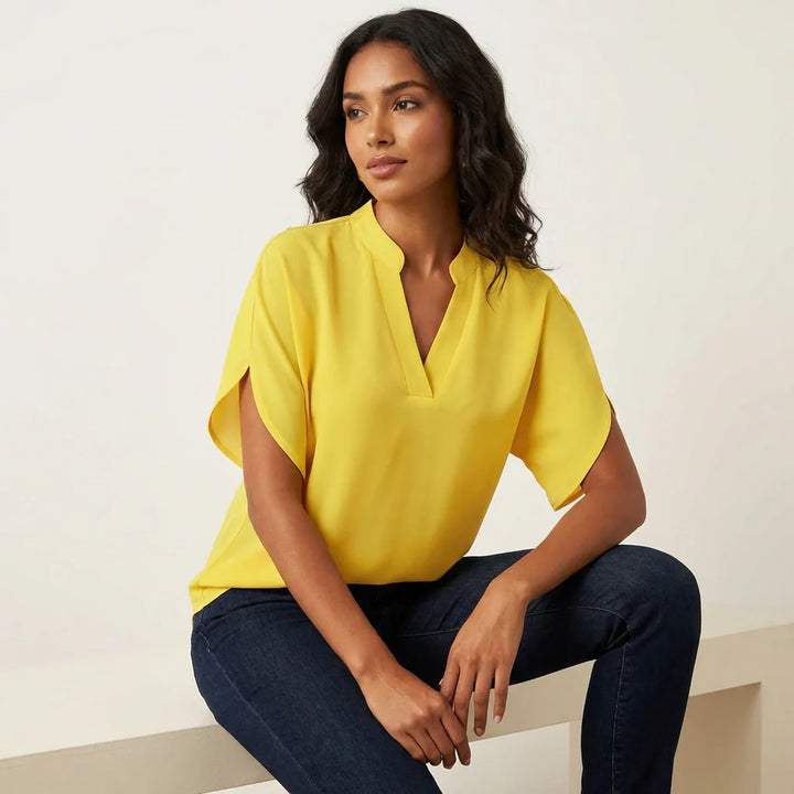 Aurélie | Blouse d'été légère pour femme à col en V