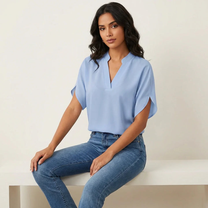 Aurélie | Blouse d'été légère pour femme à col en V