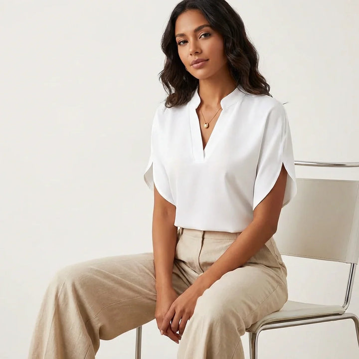 Aurélie | Blouse d'été légère pour femme à col en V