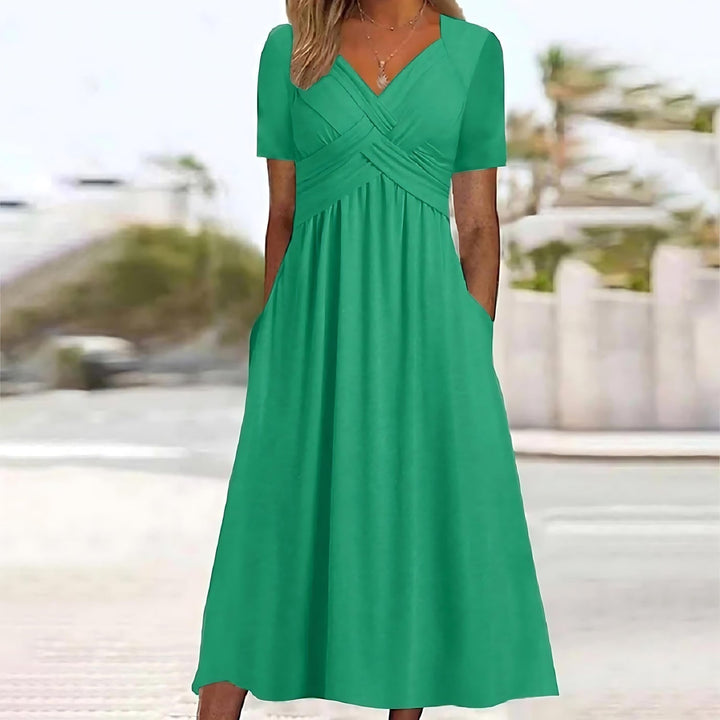 Inez | Robe midi sans manches