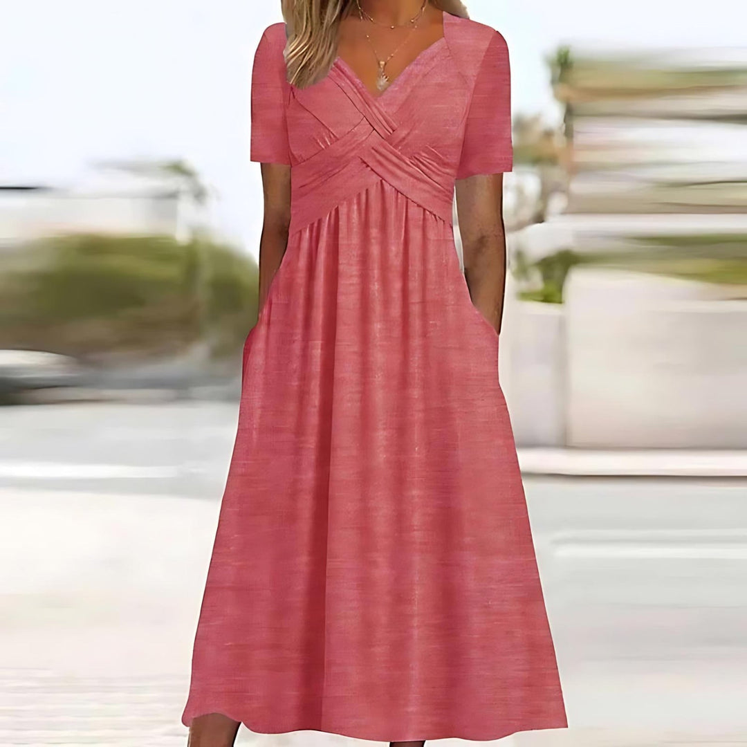 Inez | Robe midi sans manches