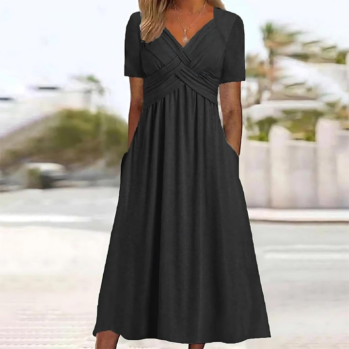 Inez | Robe midi sans manches