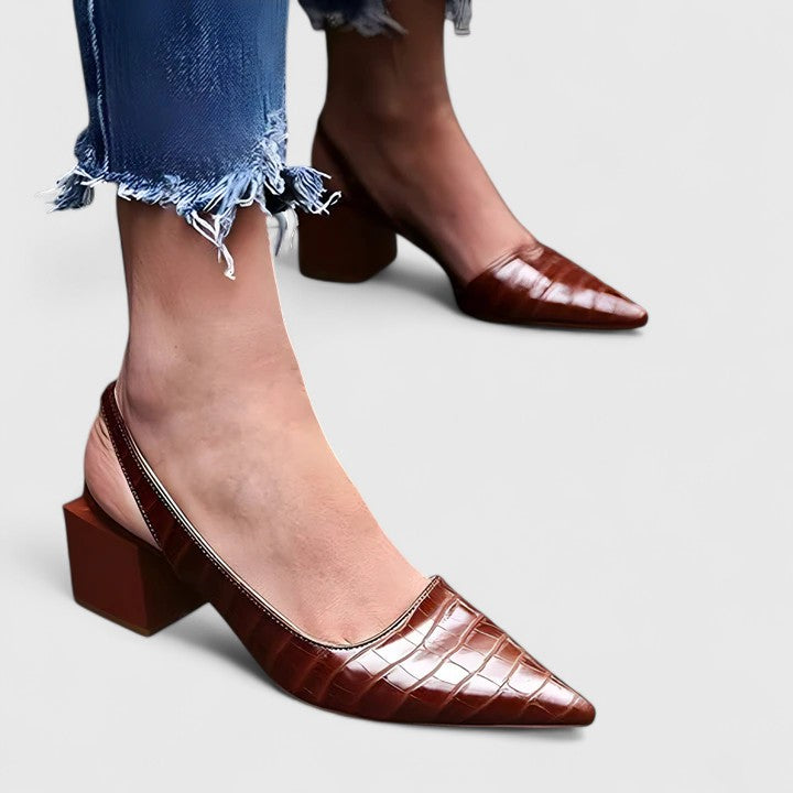 Delta - Sandales à talon chic