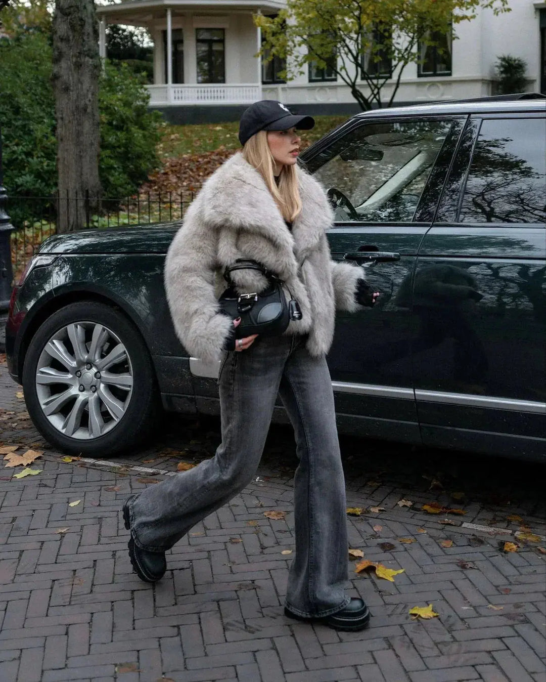 Amelia | Zachte faux-fur jas met een lichte, luxe uitstraling