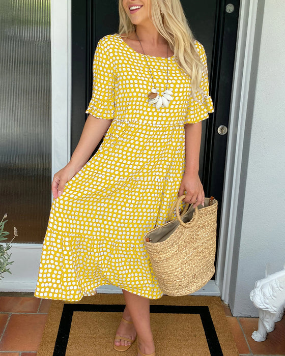 Esmée | Robe midi légère style rétro
