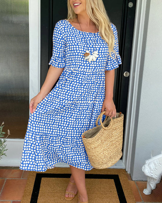 Esmée | Robe midi légère style rétro